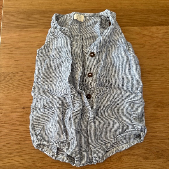 The Simple Folk linen romper - Picture 1 of 2